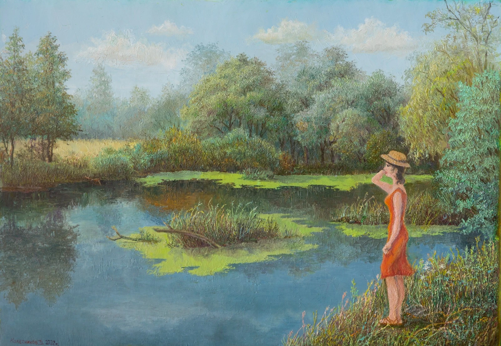 Green Shore by Dmitry Nikolaevich Kolesnikov. (William Diko) | Art Deluxe Paris