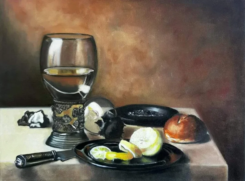 Reproduction Nature morte de Pieter Claesz