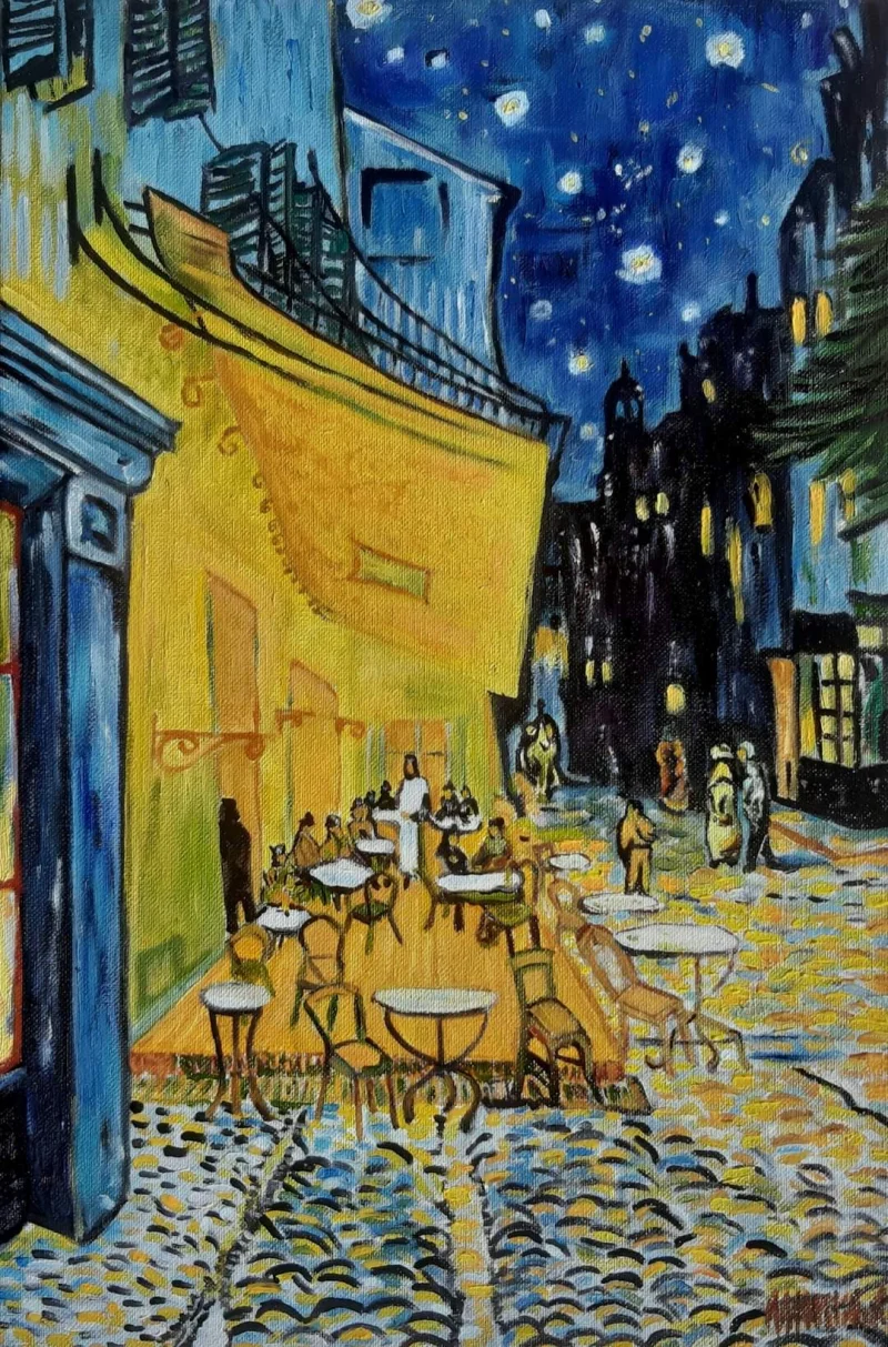 Reproduction Café Terrace at Night by Vincent van Gogh
