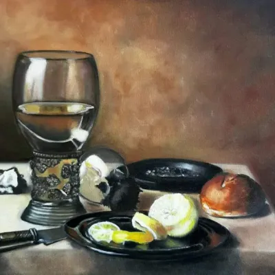 Reproduction Nature morte de Pieter Claesz