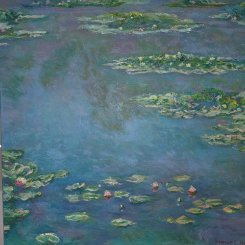 Water Lilies by Dmitry Nikolaevich Kolesnikov. (William Diko) | Art Deluxe Paris