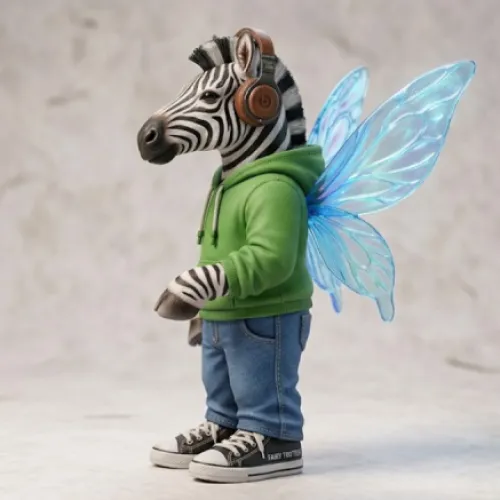 Limited-Edition Collectible Toy — Zebrelf